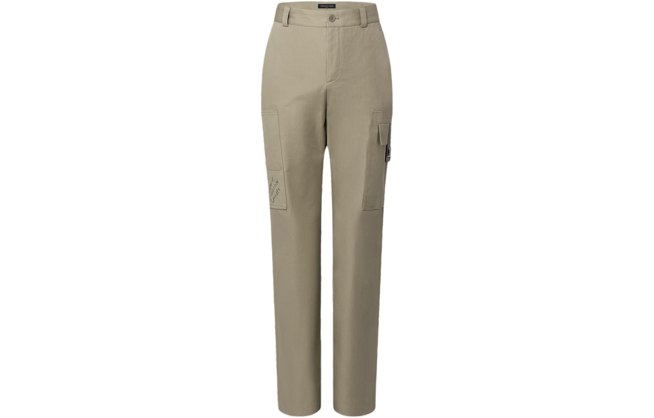 LOUIS VUITTON SS24 Cargo Pants Men's Khaki