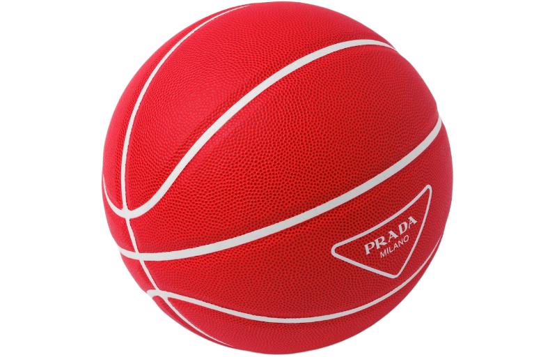 PRADA Rubber Basketball Red Size 7 Ball Training