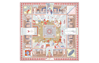 HERMES Silk Scarf Women's Multicolor