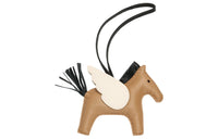 HERMES Sheepskin Pendants Unisex Brown