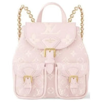 LOUIS VUITTON BACKUP Calfskin Backpack Women's Pink