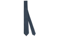 HERMES Silk Ties Men's Dark Blue