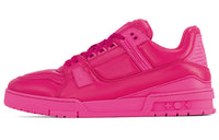 LOUIS VUITTON Trainer Low Top Skateboard Shoes Men's Pink