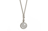 HERMES Enamel Necklaces Unisex Silver