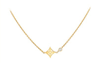 LOUIS VUITTON Idylle Blossom Pendant Yellow Gold And Diamond