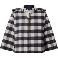 LOUIS VUITTON Double Face Check Cape