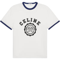 CELINE Blason Loose T shirt In Cotton Jersey