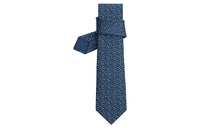 HERMES Ties Men Marine Blue