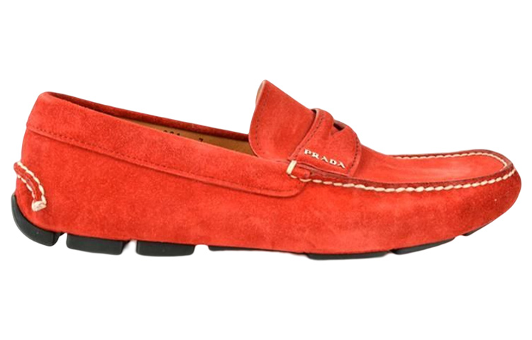 PRADA Men's Casual Shoes Men Low-Top Red