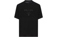 PRADA Logo Printed Short Sleeved T Shirt