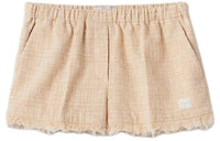 MIU MIU Casual Shorts Women's Vanilla