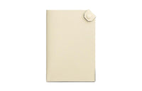 HERMES Tarmac Epsom Calfskin Passport Holder Women's I2 Nata Cream White
