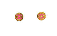 CHANEL Alloy Stud Earrings Women's Gold