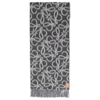 LOEWE Wool Knit Scarves Women's Gray