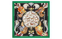 HERMES Silk Scarves Women's Multicolor