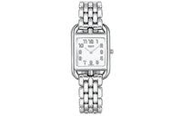 HERMES Cape Cod Wrist Watch Quartz Movement Stainless Steel Strap White Dial Unisex