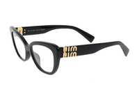 MIU MIU Cat Eye Eyeglass Frames Women's Black