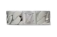 LOUIS VUITTON Brass Rings Unisex Silver