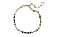 CHANEL Necklaces Women's Gold