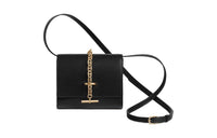 HERMES Chaine D'Ancre Tarmac Chamkila Goatskin Crossbody Bag Women's 89 Noir Black
