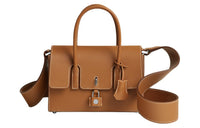 HERMES New Drag 22 Evercolor Calfskin Handbag, Crossbody Bag Women's 37 Gold Brown