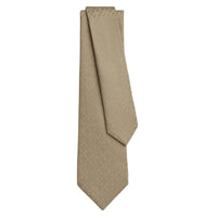 HERMES Silk Ties Men's Sand Yellow