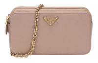 PRADA Cow Leather Shoulder Bag Women's
