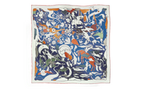 HERMES Silk Scarves Women's Multicolor