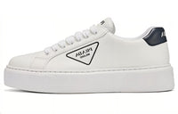 PRADA Low Top Skateboard Shoes Men's White