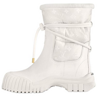 LOUIS VUITTON Ruby Short Snow Boots Women's Greige