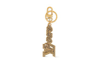 LOUIS VUITTON Metal Bag Decor Keychain Bag Accessory Men's Gold