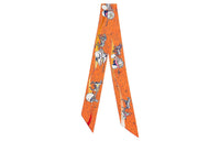 HERMES Silk Scarf Women's Orange