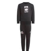(GS) adidas Originals x Hello Kitty Crew Set Asia Sizing 'Black' IR6791