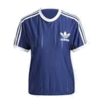 (WMNS) adidas Adicolor 3-Stripes Pinstripe T-Shirt Asia Sizing 'Navy White' IY7228