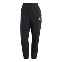 (WMNS) adidas Essentials 3-Stripes Woven 7/8 Pants Asia Sizing 'Black' HT3398
