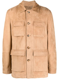 Brunello Cucinelli Button-Down Suede Jacket