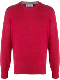 Brunello Cucinelli Rib-Trimmed Cashmere Jumper
