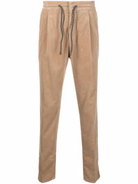 Brunello Cucinelli Pleated Drop-Crotch Corduroy Trousers
