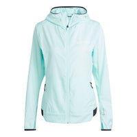 (WMNS) adidas Terrex Xperior Windweave Jacket 'Turquoise' HZ5317