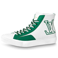 LOUIS VUITTON Tattoo Ankle Sneakers 'White Green' 1A8XWQ