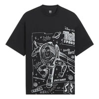 Li-Ning x Disney Toy Story Graphic Loose Fit T-shirt 'Black' AHSS703-1