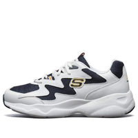 Skechers D'Lites Airy Low Running Shoes White/Blue 999090-WBLY