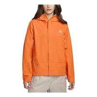 (WMNS) Nike ACG Cascade Rain Storm-FIT Water-Resistant Lightweight Jacket 'Bright Mandarin' DV9522-885
