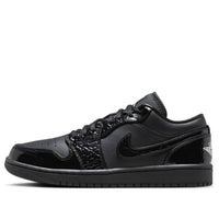 (WMNS) Air Jordan 1 Low SE 'Black Patent' HJ7743-010