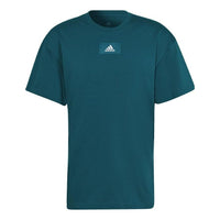 adidas Round Neck Short Sleeve Green HE4356