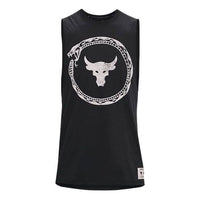 Under Armour Project Rock Same Game Tank Top 'Black White' 1361722-001