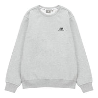 New Balance Athleisure Casual Sports Round Neck Pullover Long Sleeves Light Grey 5CB33223-GR
