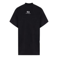 Balenciaga Unity Deconstructed T-Shirt Oversized 'Black' 768068TPVG91070