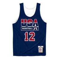 Mitchell & Ness x NBA Reversible Practice Team USA 1992 Jerseys 'John Stockton 12' ARPJGS18440-USANAVY92JST