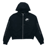(WMNS) AS W Nike Sportswear Air Hoodie FZ FLC BB Black CJ3043-010
